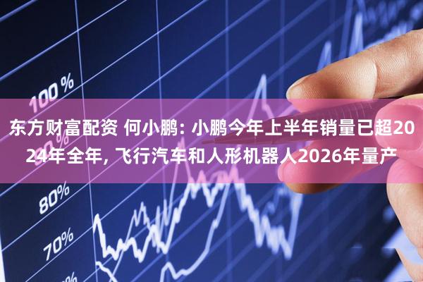 东方财富配资 何小鹏: 小鹏今年上半年销量已超2024年全年, 飞行汽车和人形机器人2026年量产