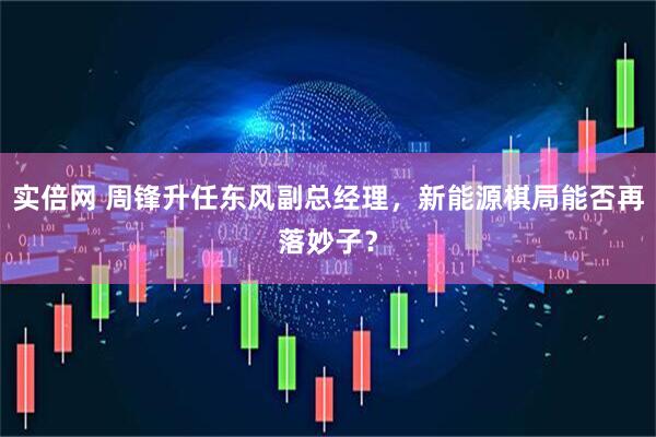 实倍网 周锋升任东风副总经理，新能源棋局能否再落妙子？