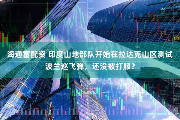 海通富配资 印度山地部队开始在拉达克山区测试波兰巡飞弹，还没被打服？